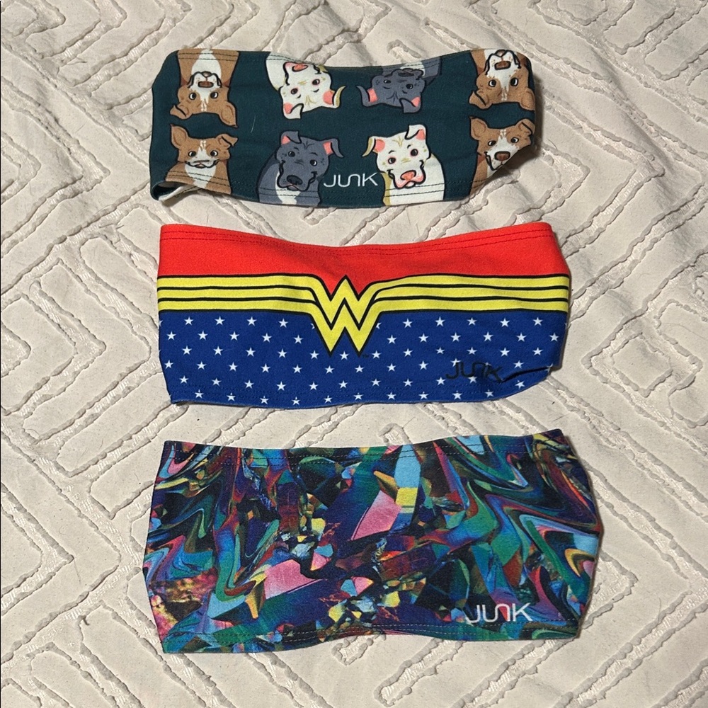 Three Junk headbands